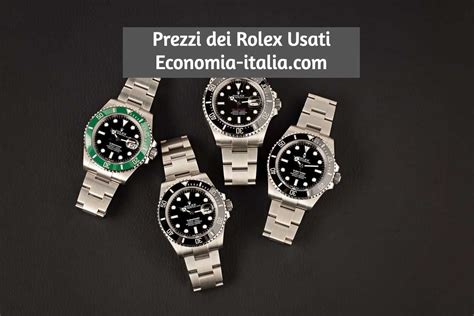 rolex usati napoli prezzi